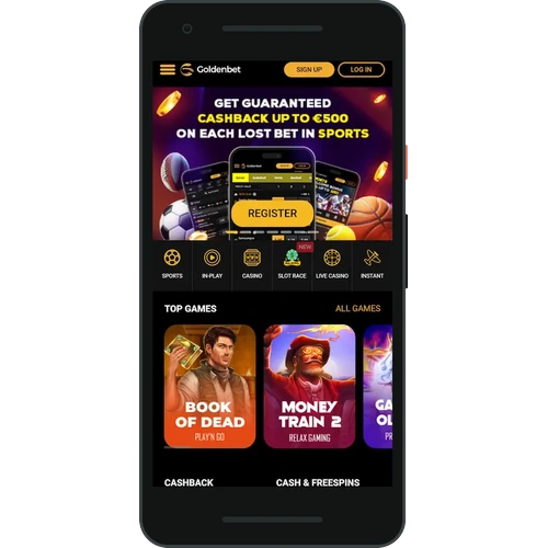 GoldenBet casino apk